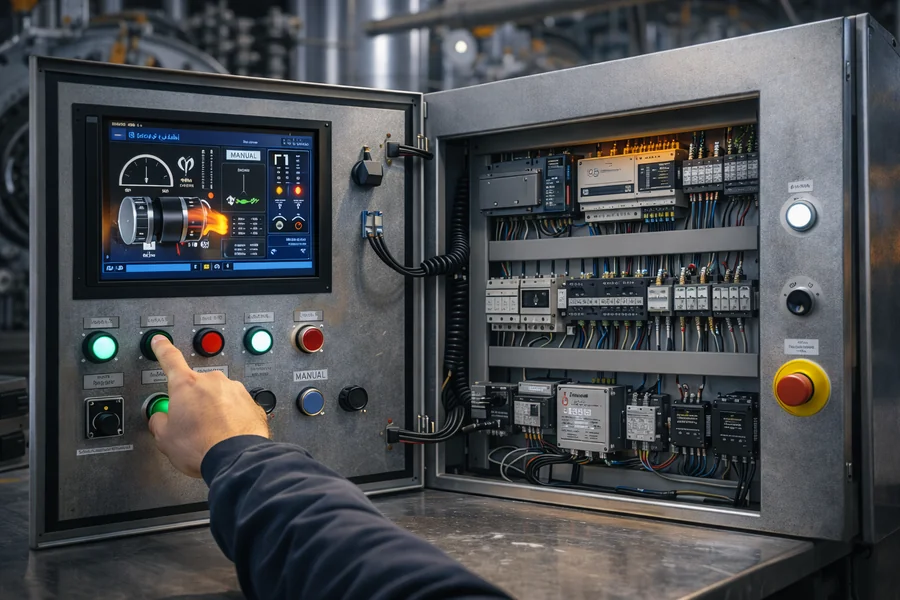 لوحة تحكم صناعية للولاعات والغلايات