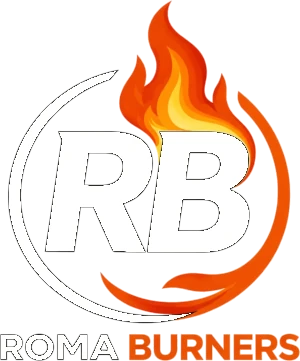 لوجو مؤسسة روما للحراقات والولاعات